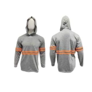 Camisa SEG capuz malha longa refletiva